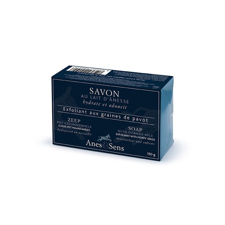Savon exfoliant aux graines de pavot