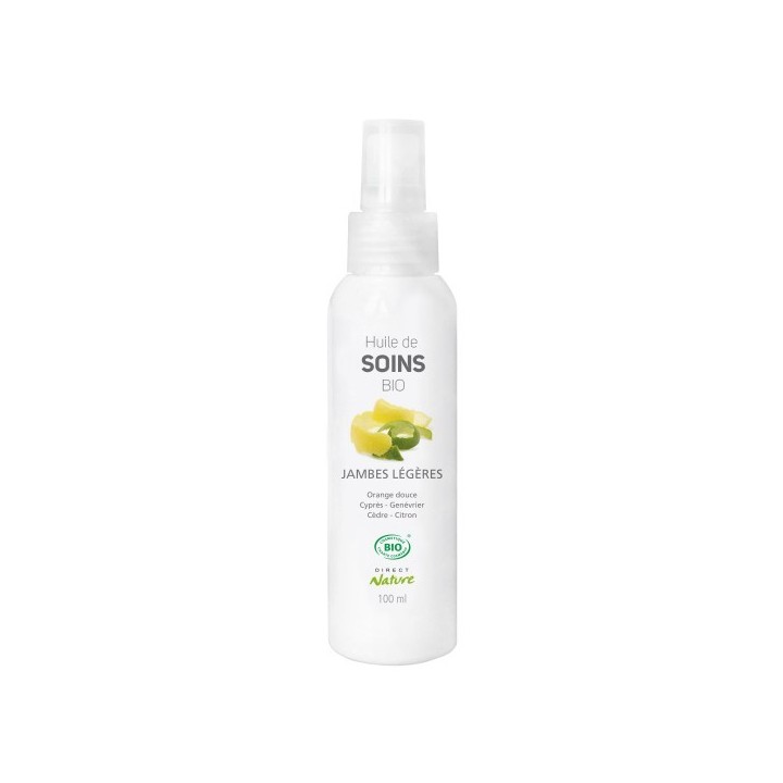 Huile de Massage BIO Jambes Légères