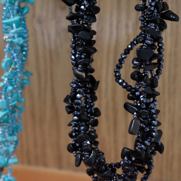 Colliers en Eclats de pierre de Turquoise