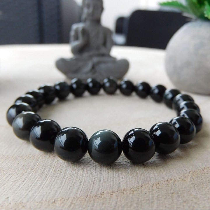 Bracelet d'Obsidienne 
