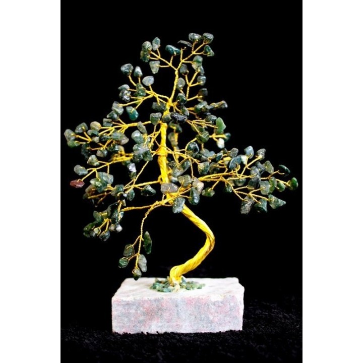Arbre de Vie / Arbre à gemmes - Agate Mousse