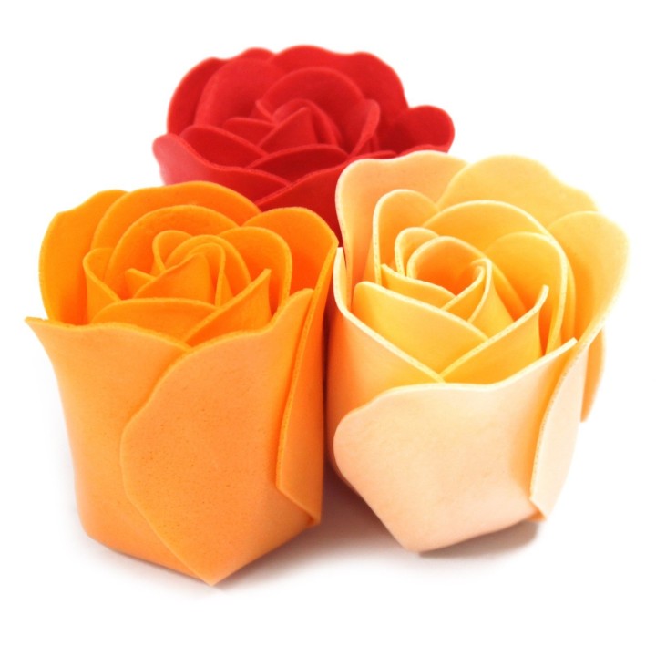 Coffret de Roses de bain -  Pêche