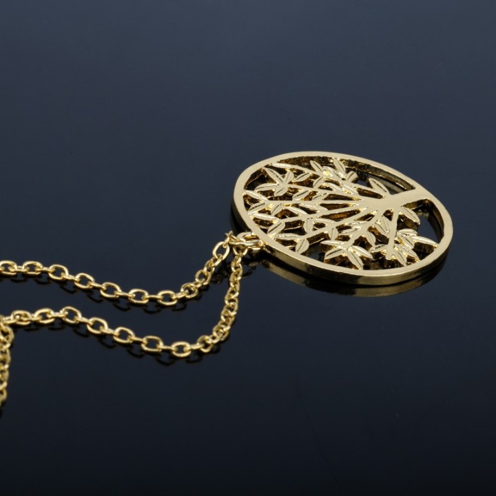 Collier motif Arbre de vie - Argenté