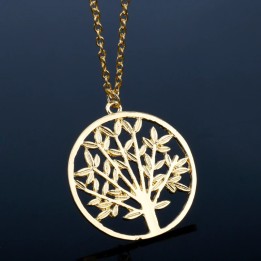 Collier motif Arbre de vie - Argenté