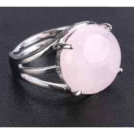 Bague de Quartz Rose