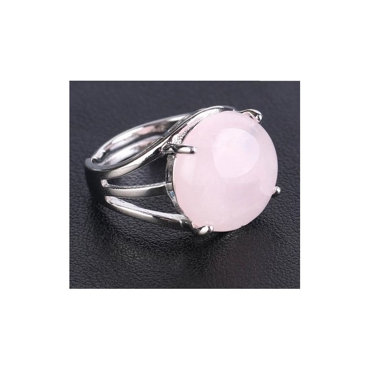 Bague de Quartz Rose