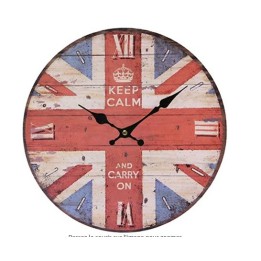 Horloge murale "Drapeau Anglais"