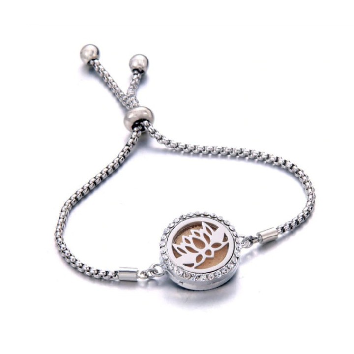 Bracelet Diffuseur d'huiles essentielles  - Lotus