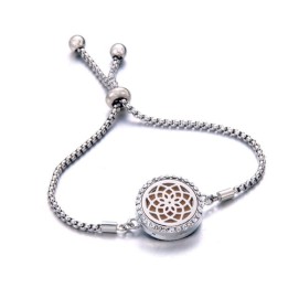 Bracelet Diffuseur d'huiles essentielles  - Rosace