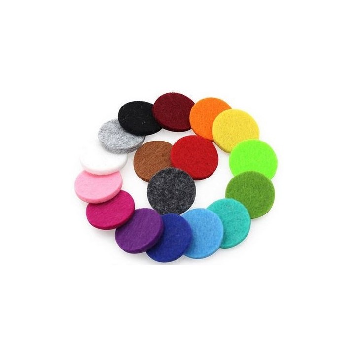 Tampons en feutrine - 23mm