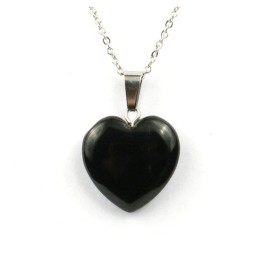 Pendentif Coeur en Onyx