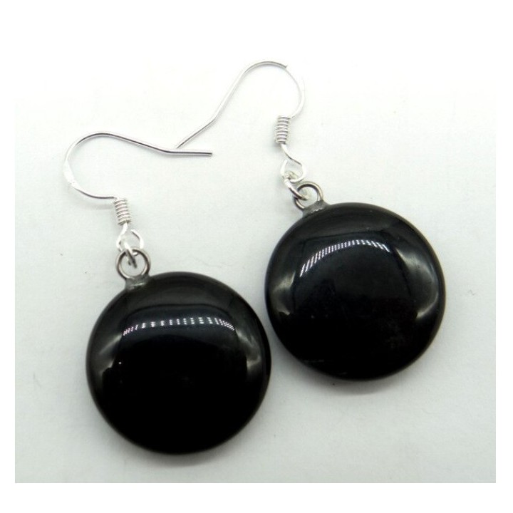 Boucles d'oreilles en Onyx