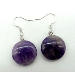 Boucles d'oreilles en Améthyste