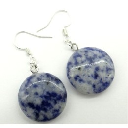 Boucles d'oreilles enSodalite