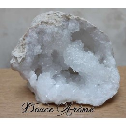 Géode de Calcite Blanche