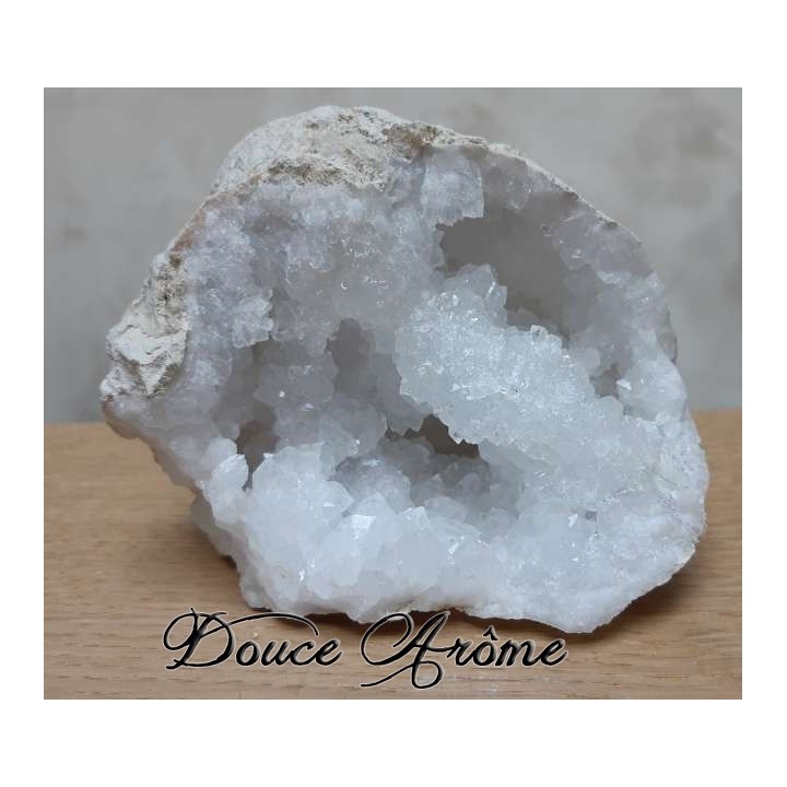 Géode de Calcite Blanche