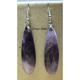 Boucles d'oreilles en Améthyste