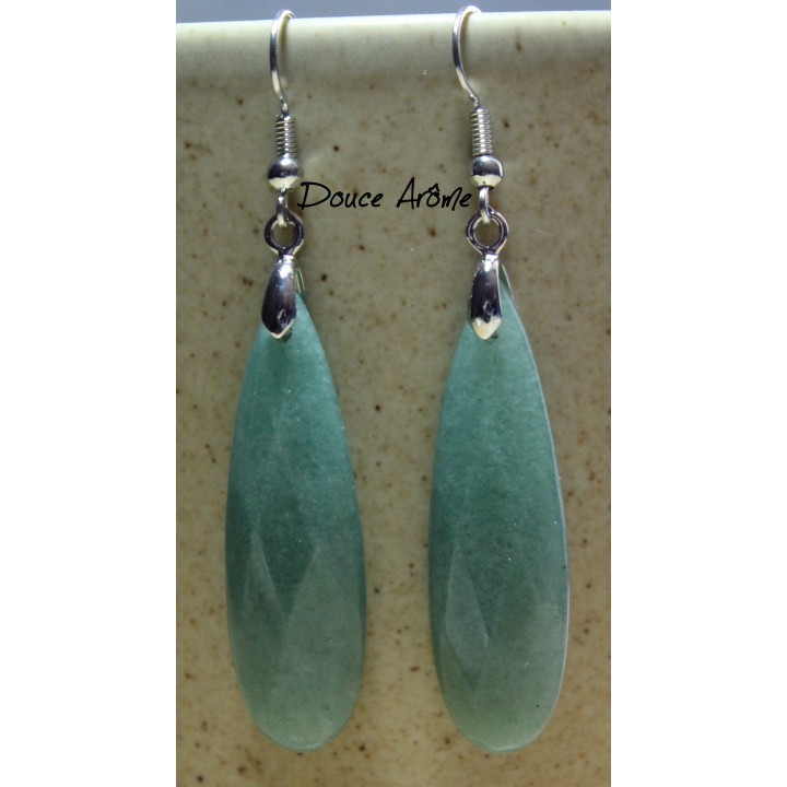 Boucles d'oreilles en Aventurine
