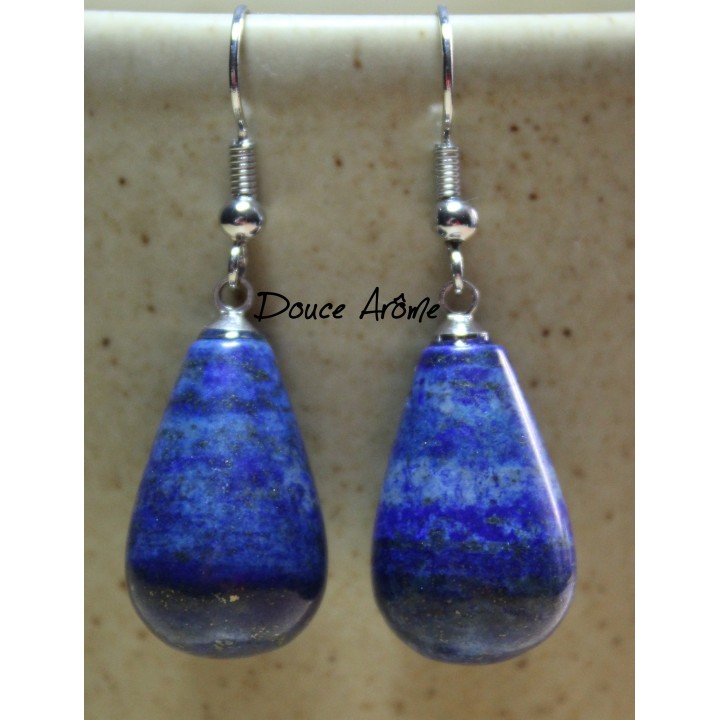 Boucles d'oreilles en Lapis Lazuli