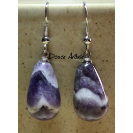 Boucles d'oreilles en Améthyste