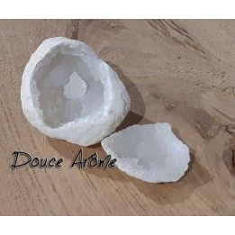Géode de Calcite Blanche