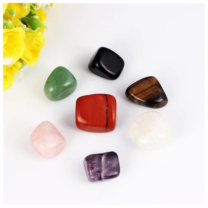 Pochon de Pierres 7 chakras