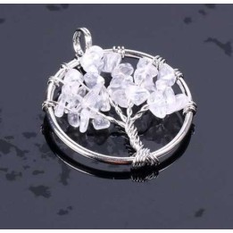 Collier Arbre de vie Cristal de roche