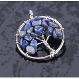 Collier Arbre de vie Lapis Lazuli