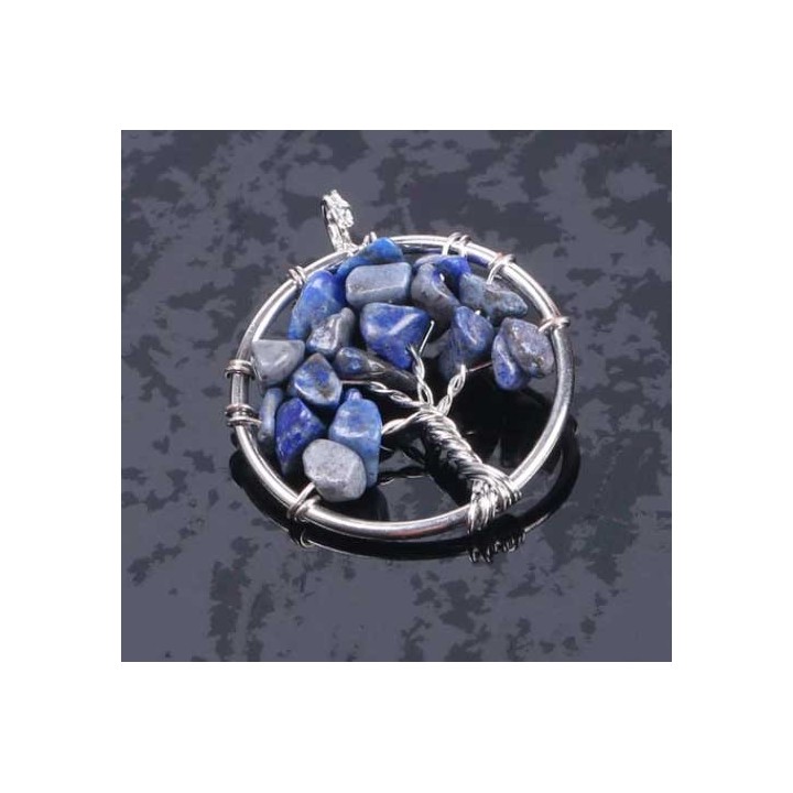 Collier Arbre de vie Lapis Lazuli
