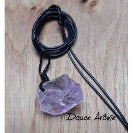 Pendentif en Amethyste brute