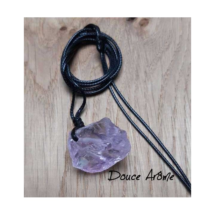 Pendentif en Amethyste brute