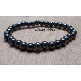 Bracelet magnétique en Hématite