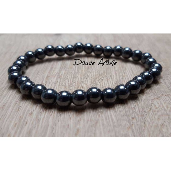 Bracelet magnétique en Hématite