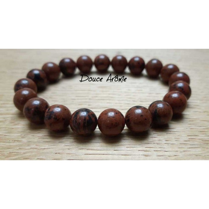 Bracelet d'Obsidienne Mahogany