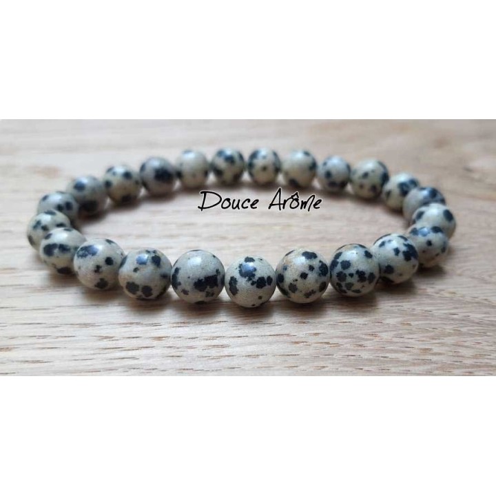 Bracelet de Jaspe Dalmatien