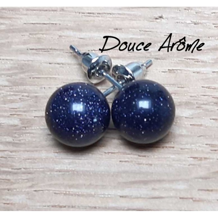 Boucles d'oreilles en Bluestone