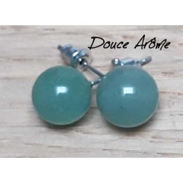 Boucles d'oreilles en Aventurine