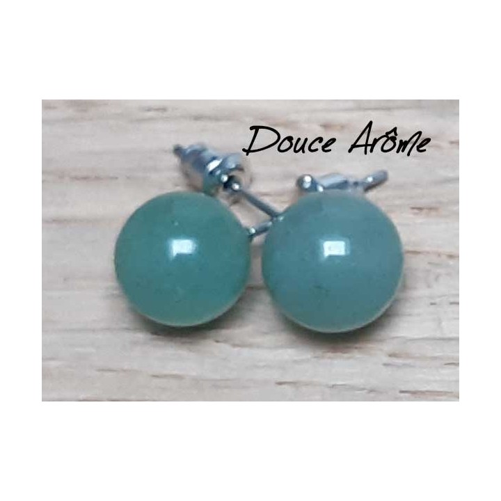 Boucles d'oreilles en Aventurine