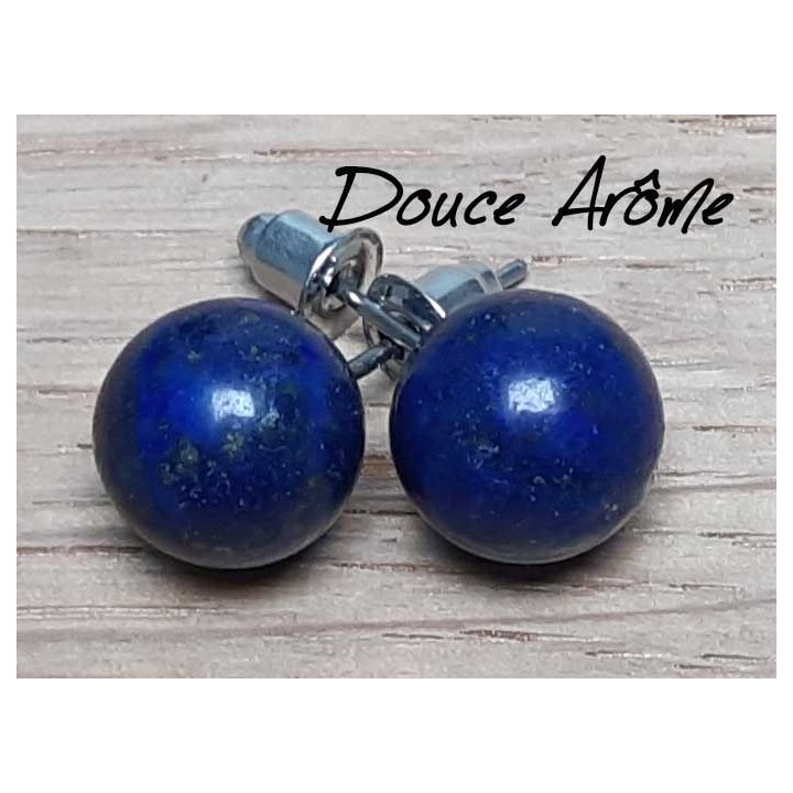 Boucles d'oreilles en Lapis Lazuli