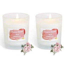 Bougie parfumée - Rose