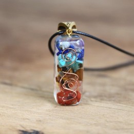 Pendentif Orgonite 7 Chakras
