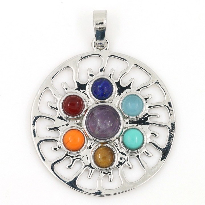 Pendentif 7 chakras
