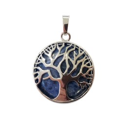 Pendentif Arbre de vie Sodalite