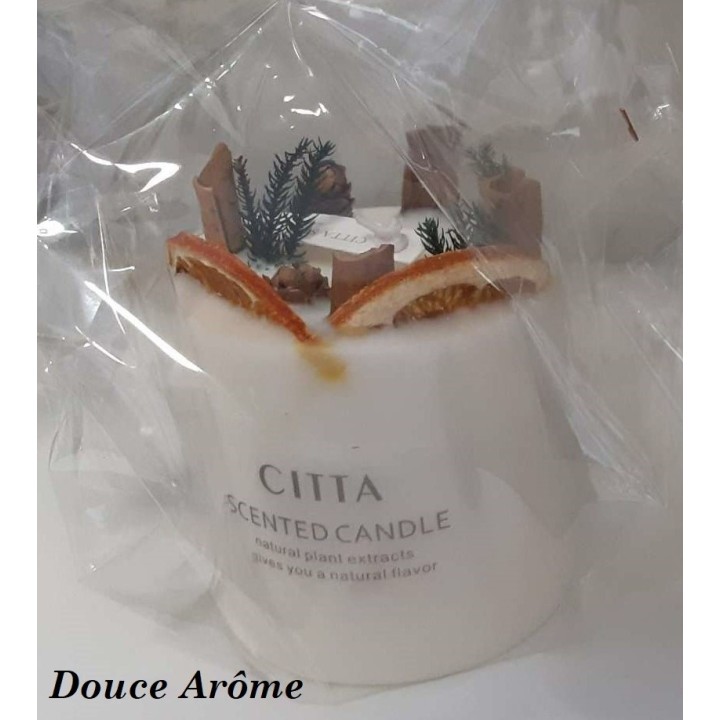 Bougie parfumée décorative