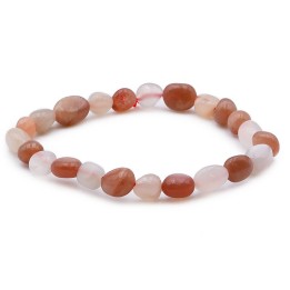 Bracelet de Pierre de Lune multicolore