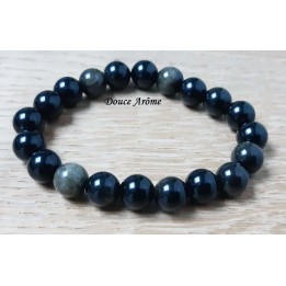 Bracelet d'Obsidienne dorée