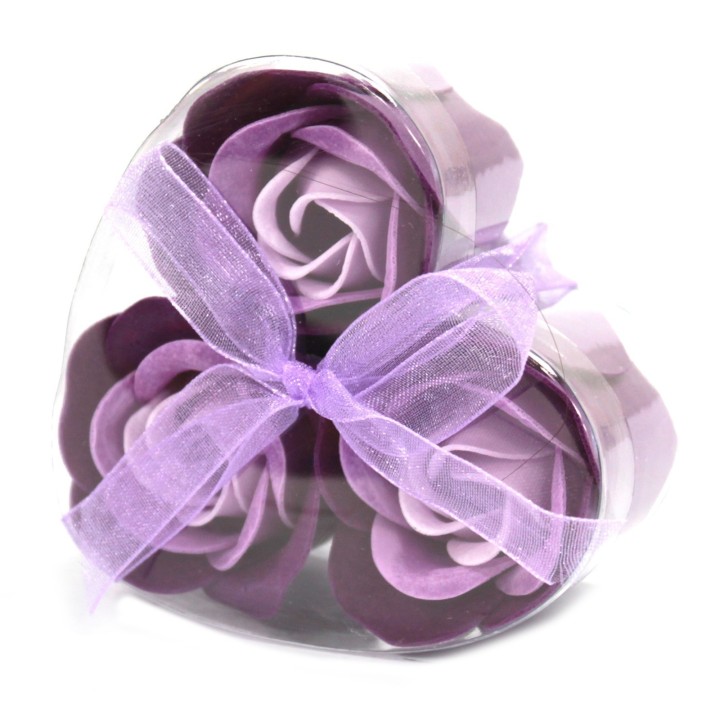 Coffret de Roses de bain rouges