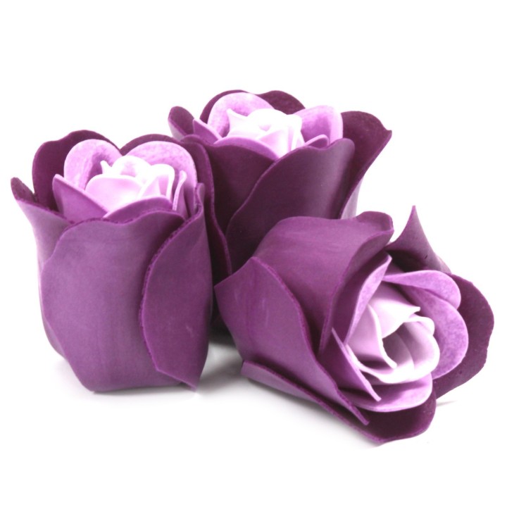 Coffret de Roses de bain rouges