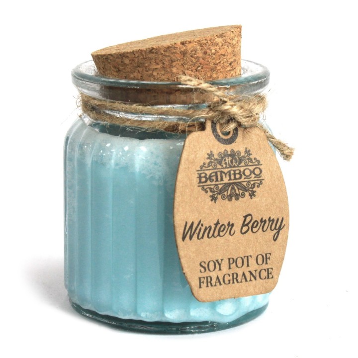 Bougies parfumées en pot 
