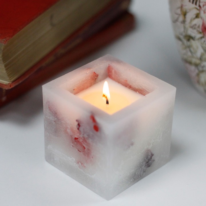 Bougie Enchantée - Rose
